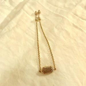 Kendra Scott Elaina Bracelet Platinum Drusy